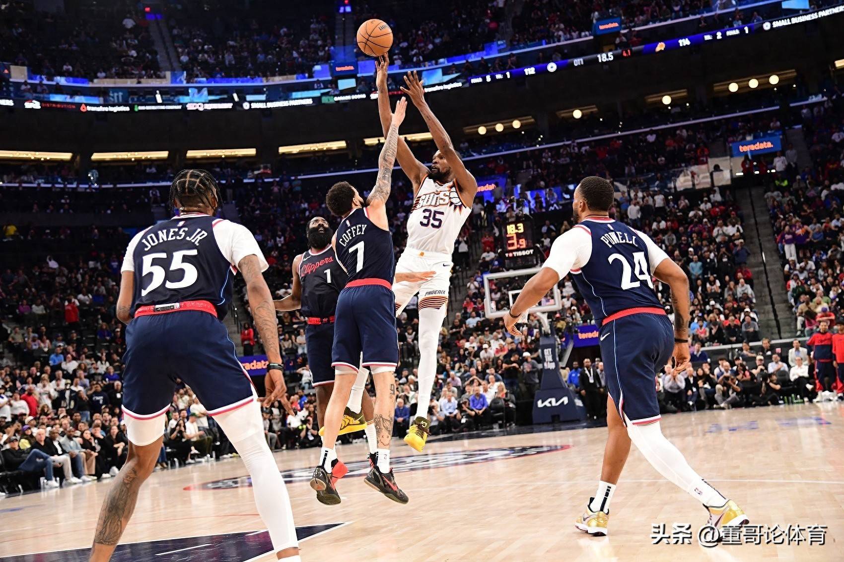 关于快船外线射手表演强势，队员信心百倍领先进入季后赛的信息